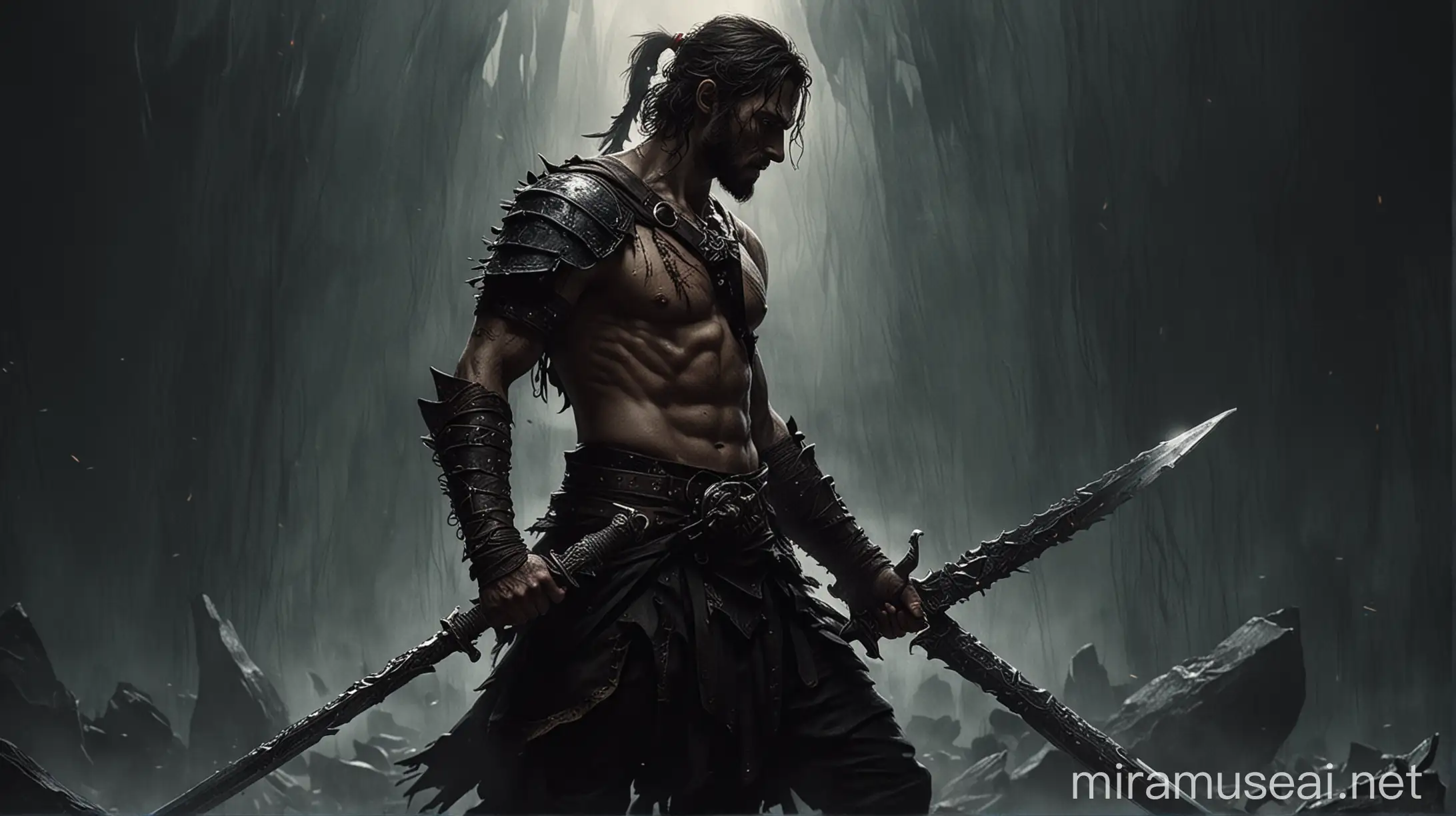 The warrior, amazed by the words of the Darkness, took the dagger and felt its weight. He realized that his darkness was not an enemy, but a part of his essence that made him stronger.