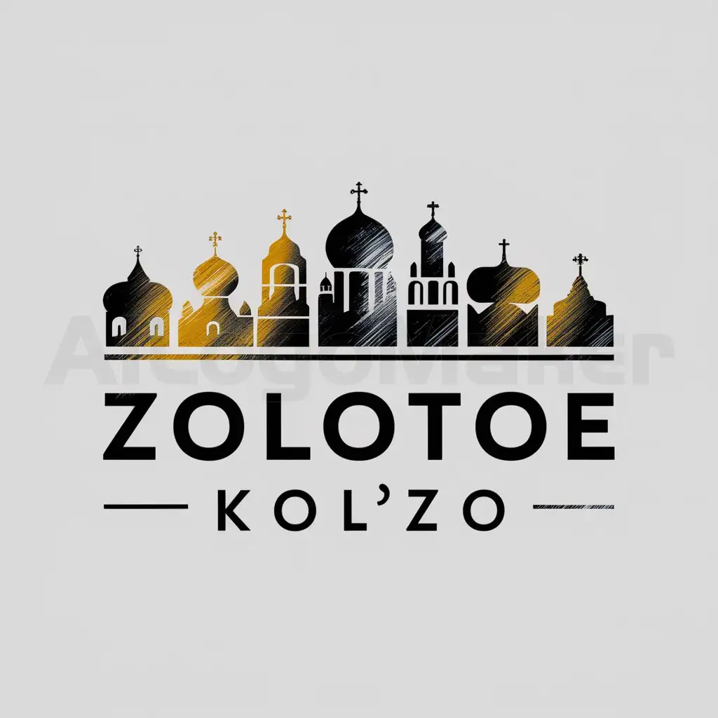 LOGO-Design-for-Zolotoe-Kolzo-Emblem-of-Russias-Golden-Ring-Cities-in-Vibrant-Hues