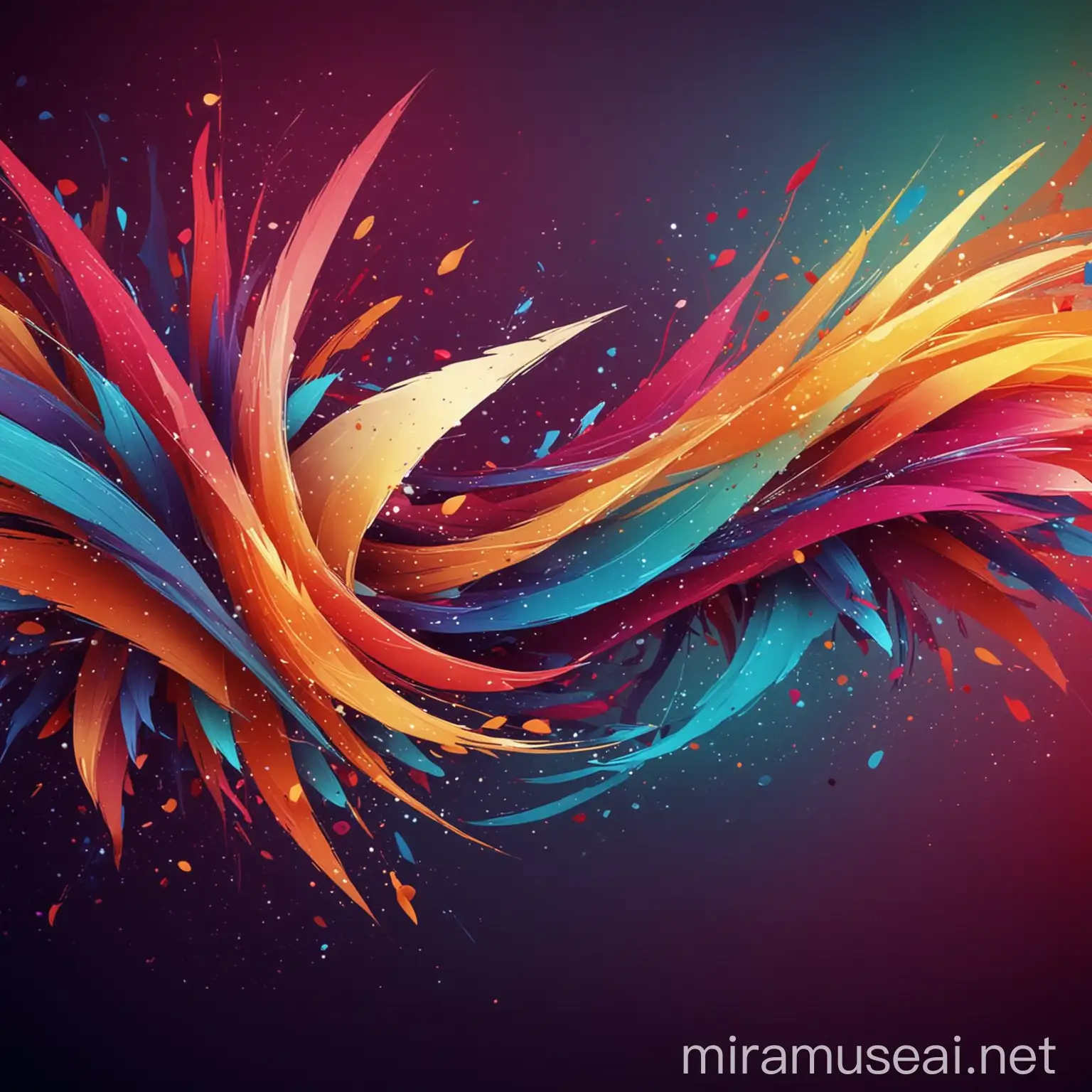 Abstract Colorful and Elegant Background Design