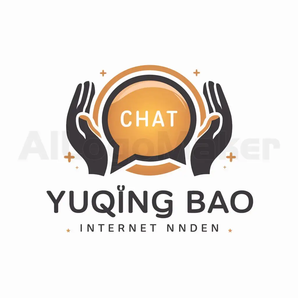 LOGO-Design-For-Yuqing-Bao-Warm-and-Complex-Chat-Bubble-Symbol