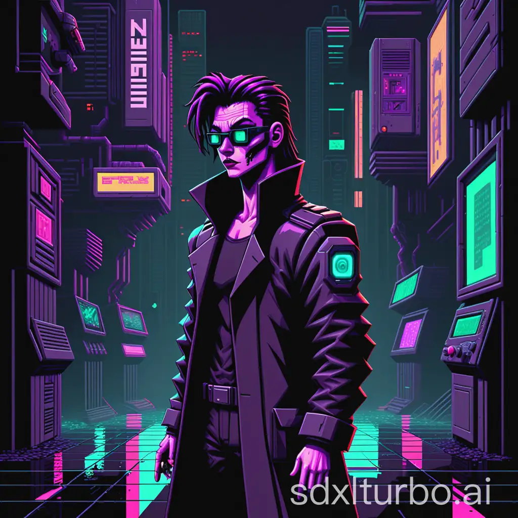 Dystopian-Cyberpunk-Detective-in-Pixel-Art-8Bit-NES-Game