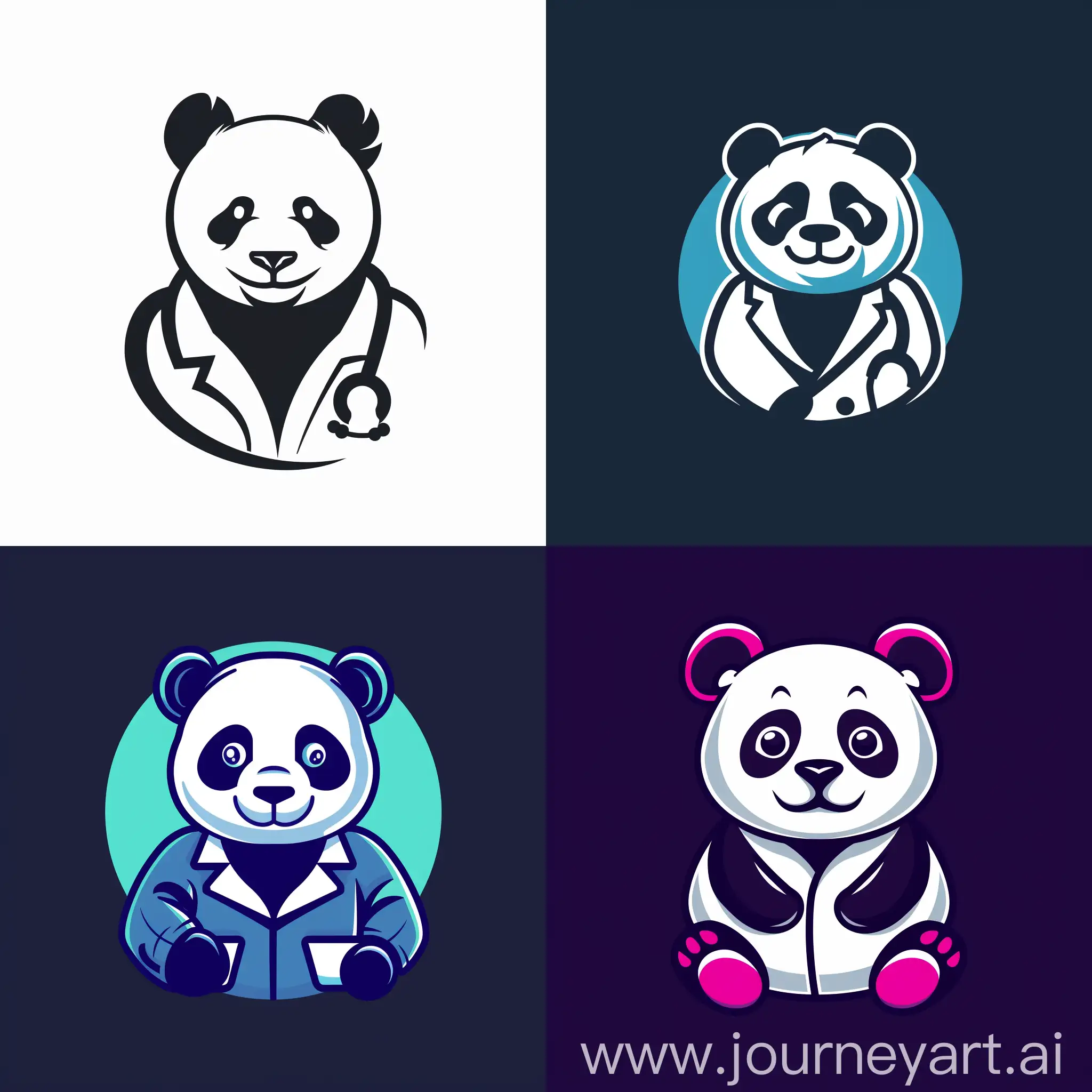 Panda-Medical-Education-Logo-Design
