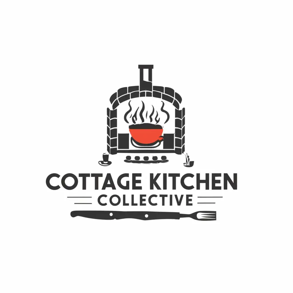 a logo design,with the text "Cottage Kitchen Collective", main symbol:bakery, food, music, art,Moderate,be used in Retail industry,clear background