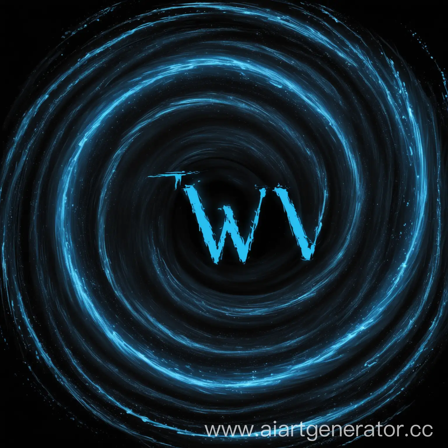 Blue-Whirl-on-Black-Background-with-Central-Letters-TBV
