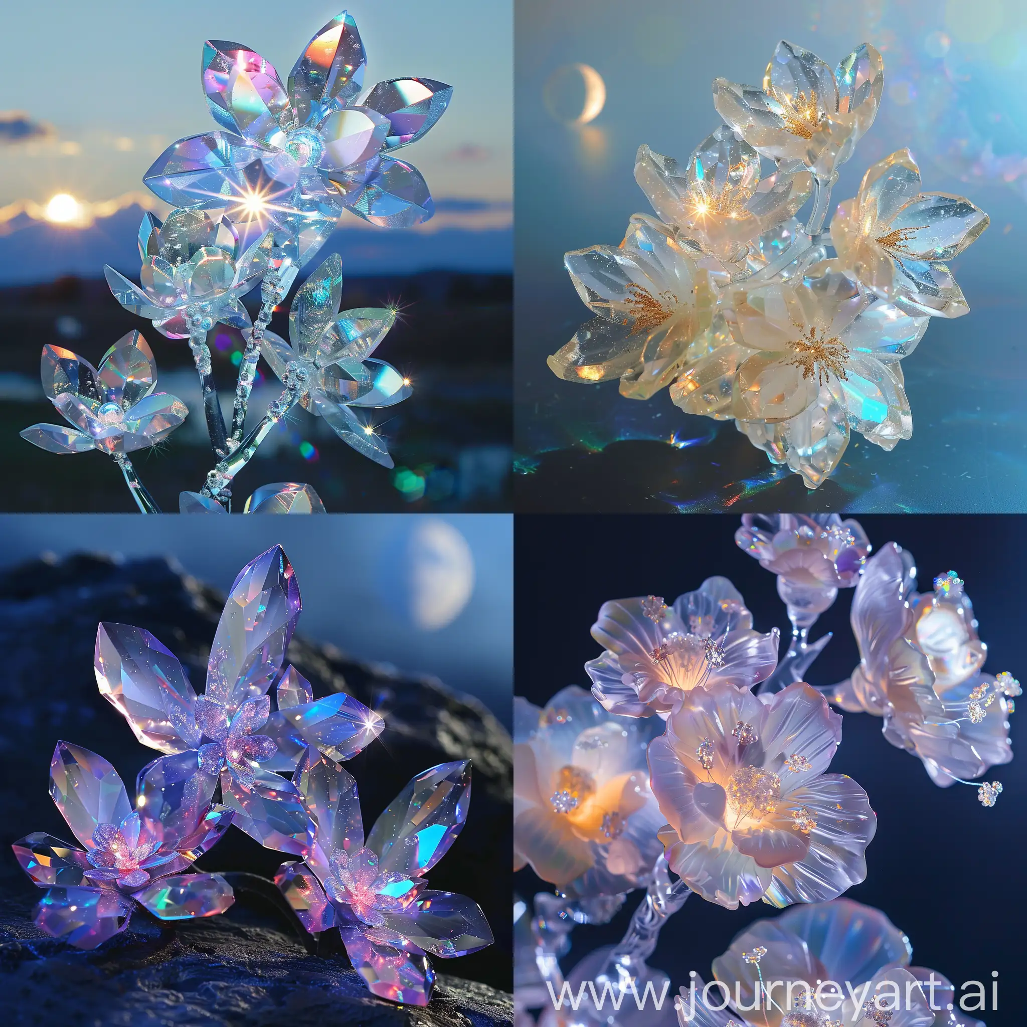 Opalescent-Crystal-Flowers-Under-Moonlight-Shine