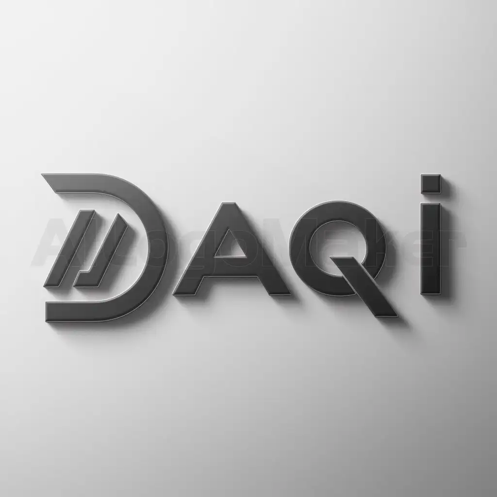 a logo design,with the text "daqi", main symbol:daqi,Moderate,clear background