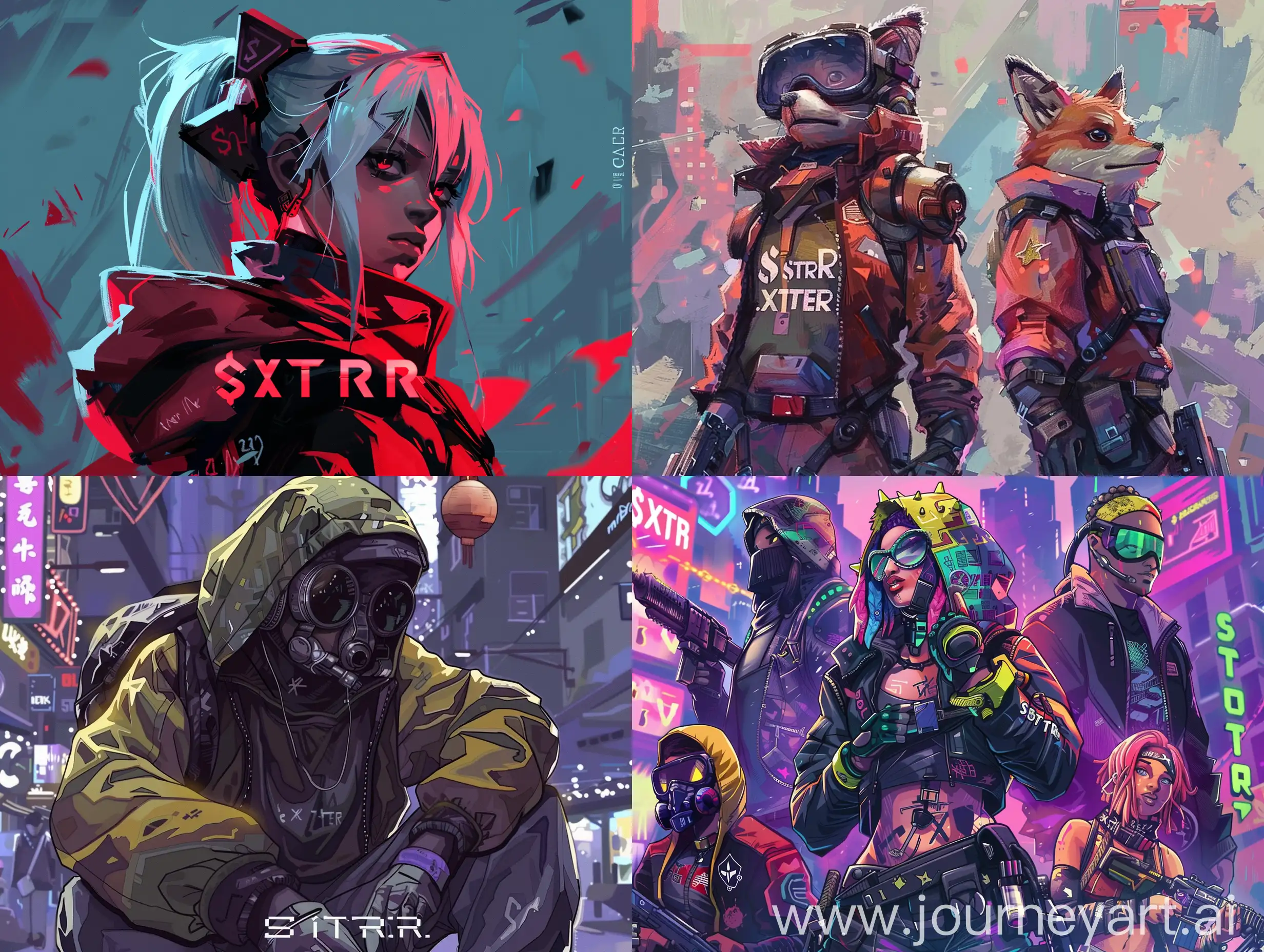 Dynamic Gaming Platform Art Showcasing XTER Logo in Vibrant Design ...