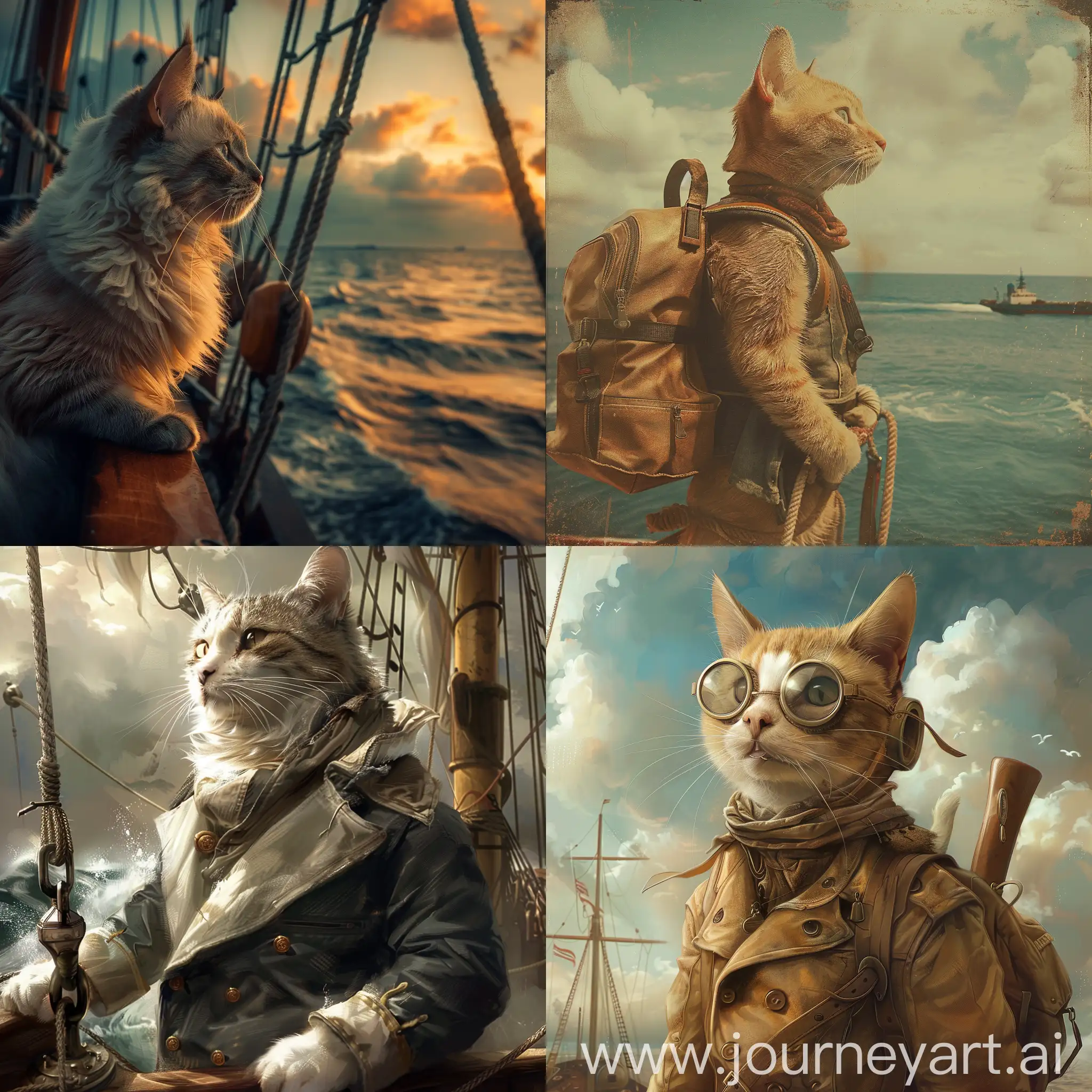 Cat-Embarks-on-Maritime-Adventure