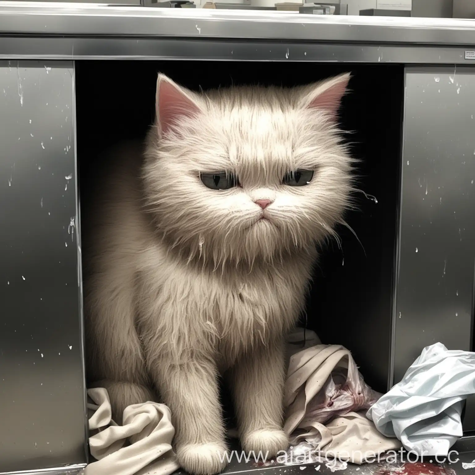 Sad-Kitty-Taking-Dirty-Things-to-the-Dry-Cleaner