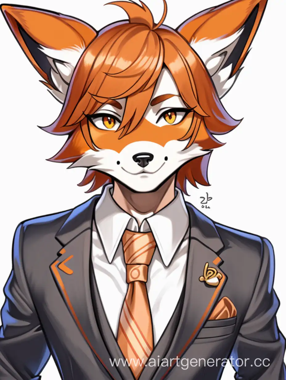 Cute-Anime-Fox-in-Elegant-Suit-Anthropomorphic-Character-Artwork