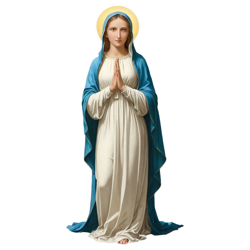 Exquisite-PNG-Illustration-of-Virgin-Mary-in-Full-Body