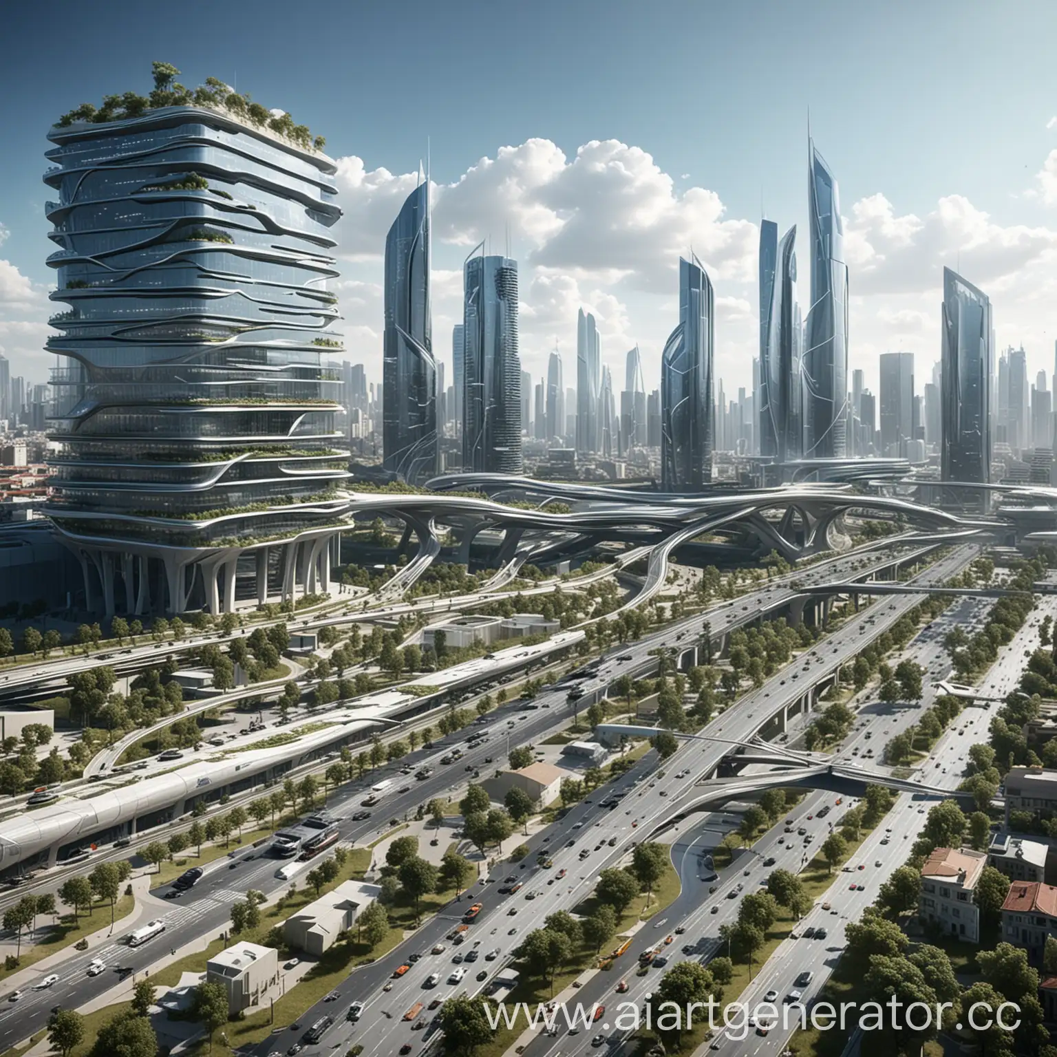 details of the development of the city of the future