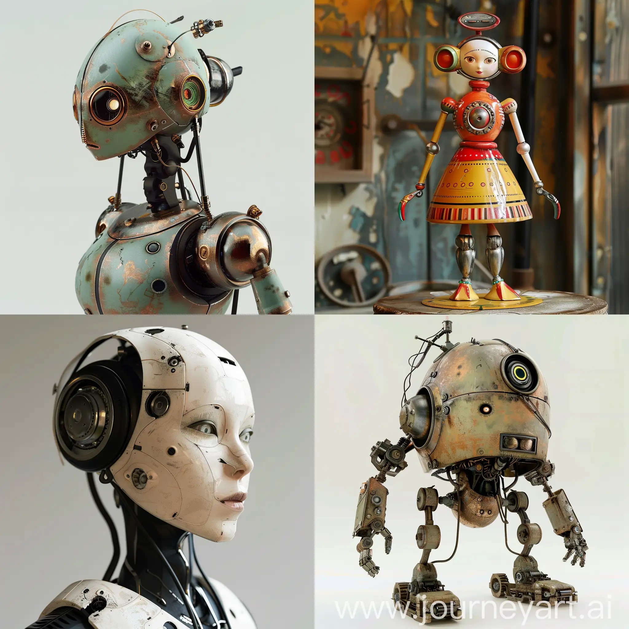 девушка робот