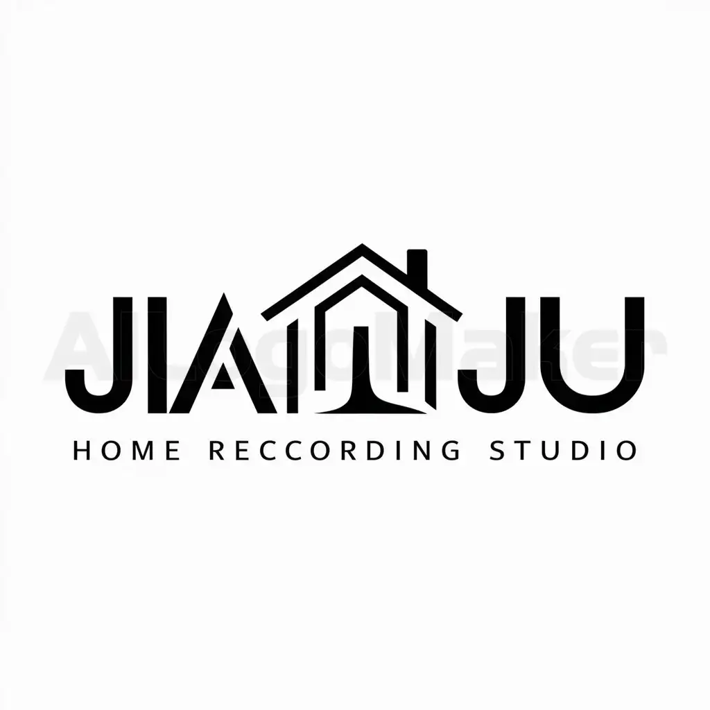 a logo design,with the text "Jia Ju", main symbol:treehouse,complex,be used in home recording studio industry,clear background