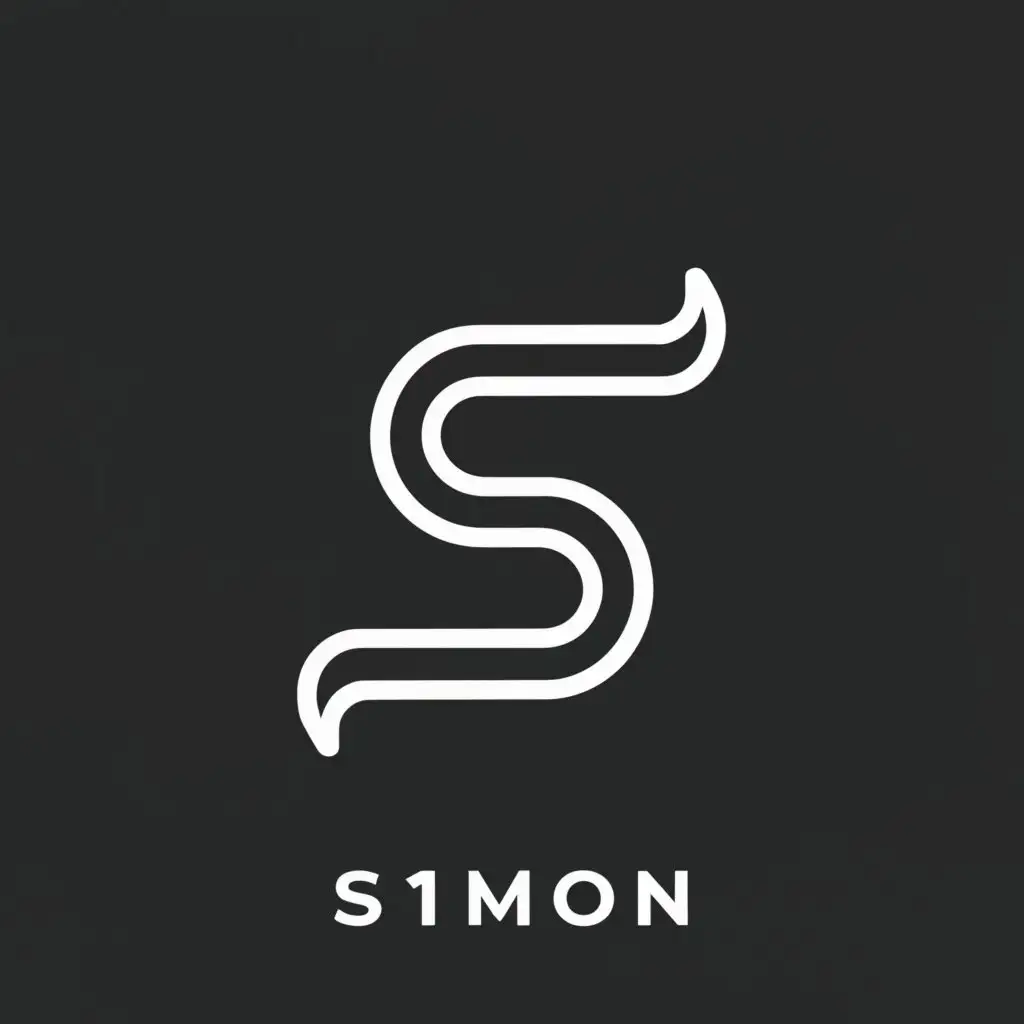 a logo design,with the text "S1mon", main symbol:Letter S1 should be in the logo,Moderate,be used in Events industry,clear background