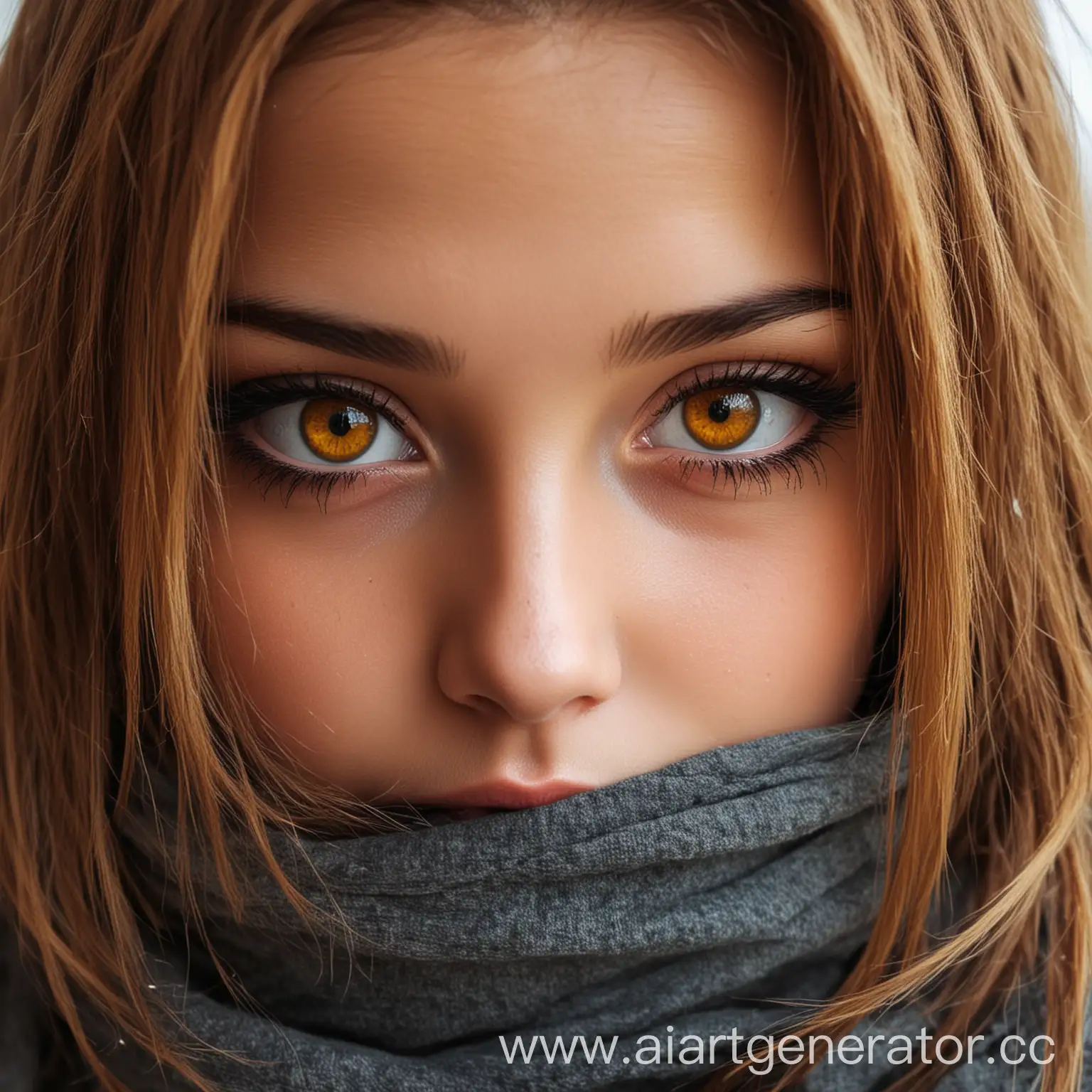 amber eyes girl