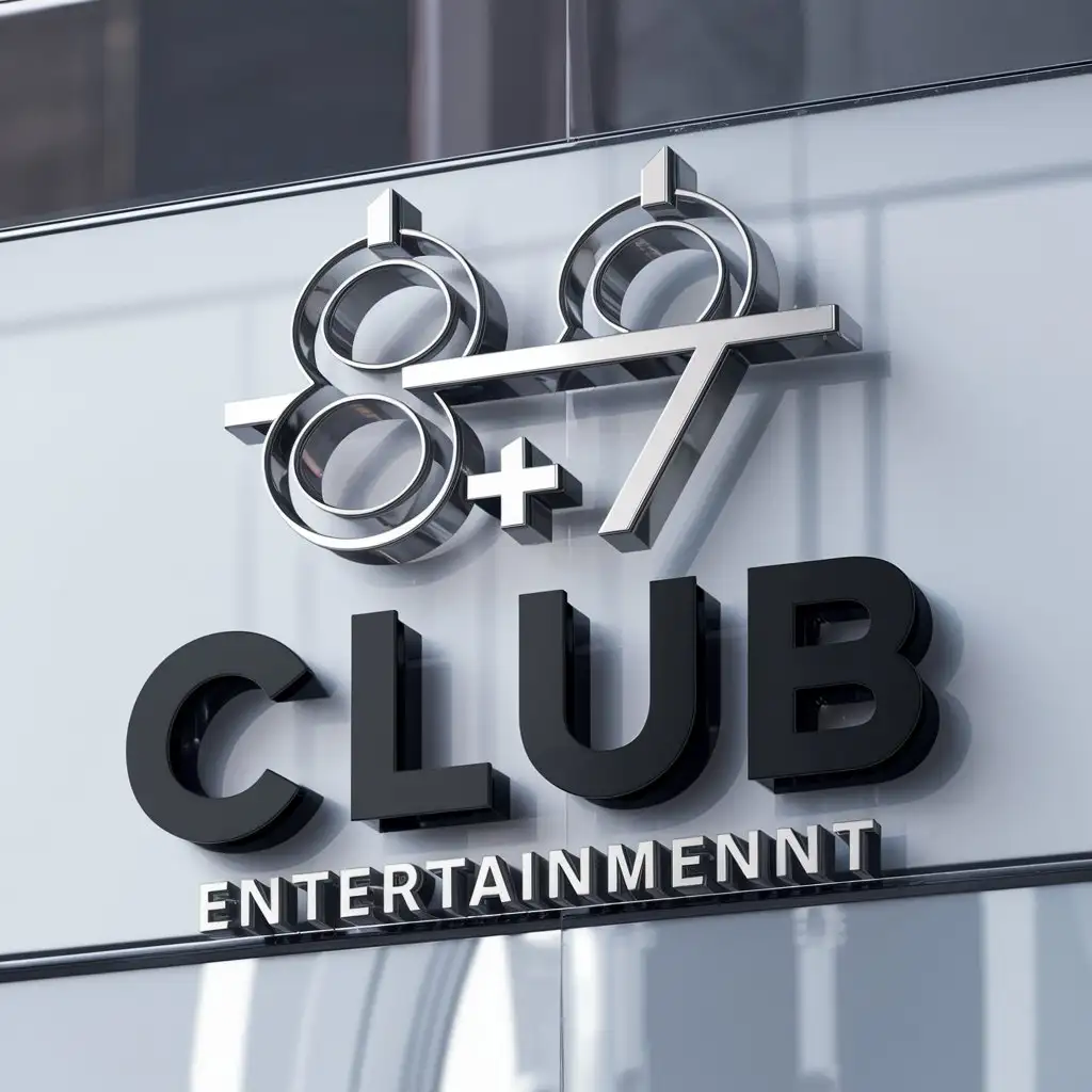 a logo design,with the text "CLUB", main symbol:89+10,complex,be used in Entertainment industry,clear background