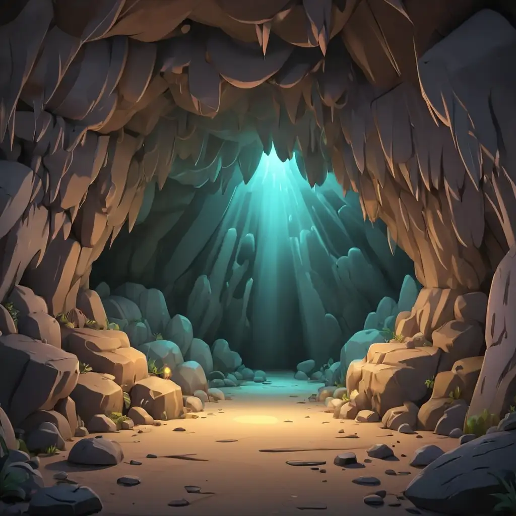 Glowing-Cartoon-Cave-Mystical-Underground-Wonder