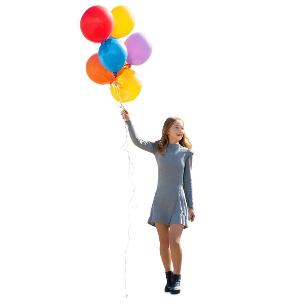 Magical-Adventure-in-the-City-Captivating-PNG-Image-of-a-Girl-with-Balloons-Amidst-Towering-Buildings