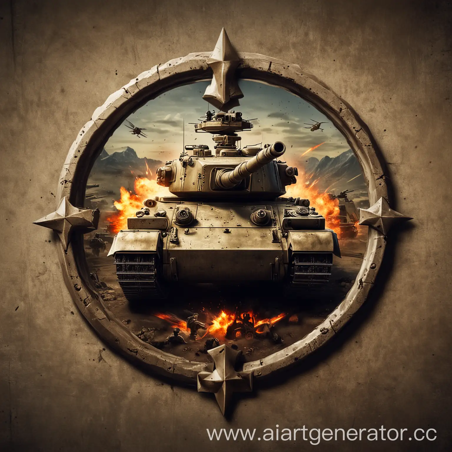 Tank-Clan-Emblem-Dynamic-Logo-Design-for-Game-Faction