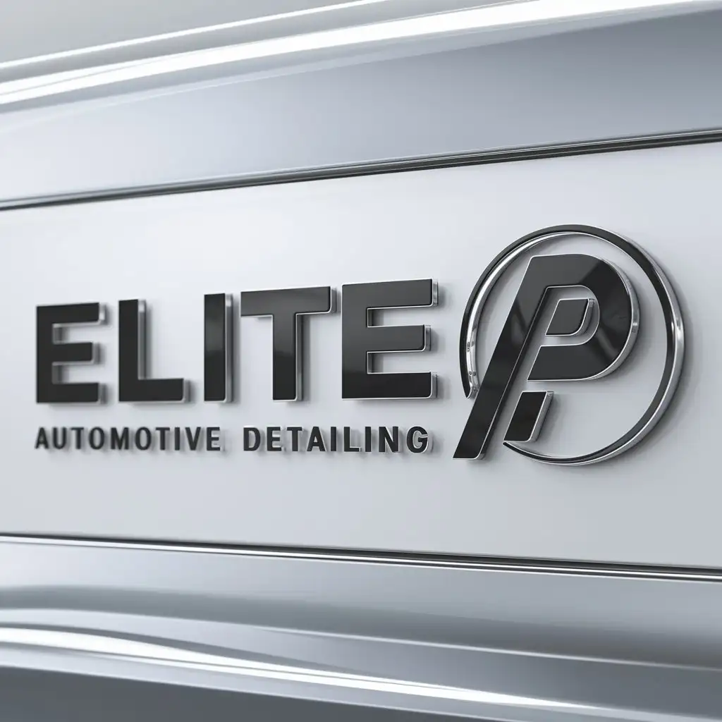 a logo design,with the text "ELITE", main symbol:Prime,Moderate,be used in Autodetailling industry,clear background