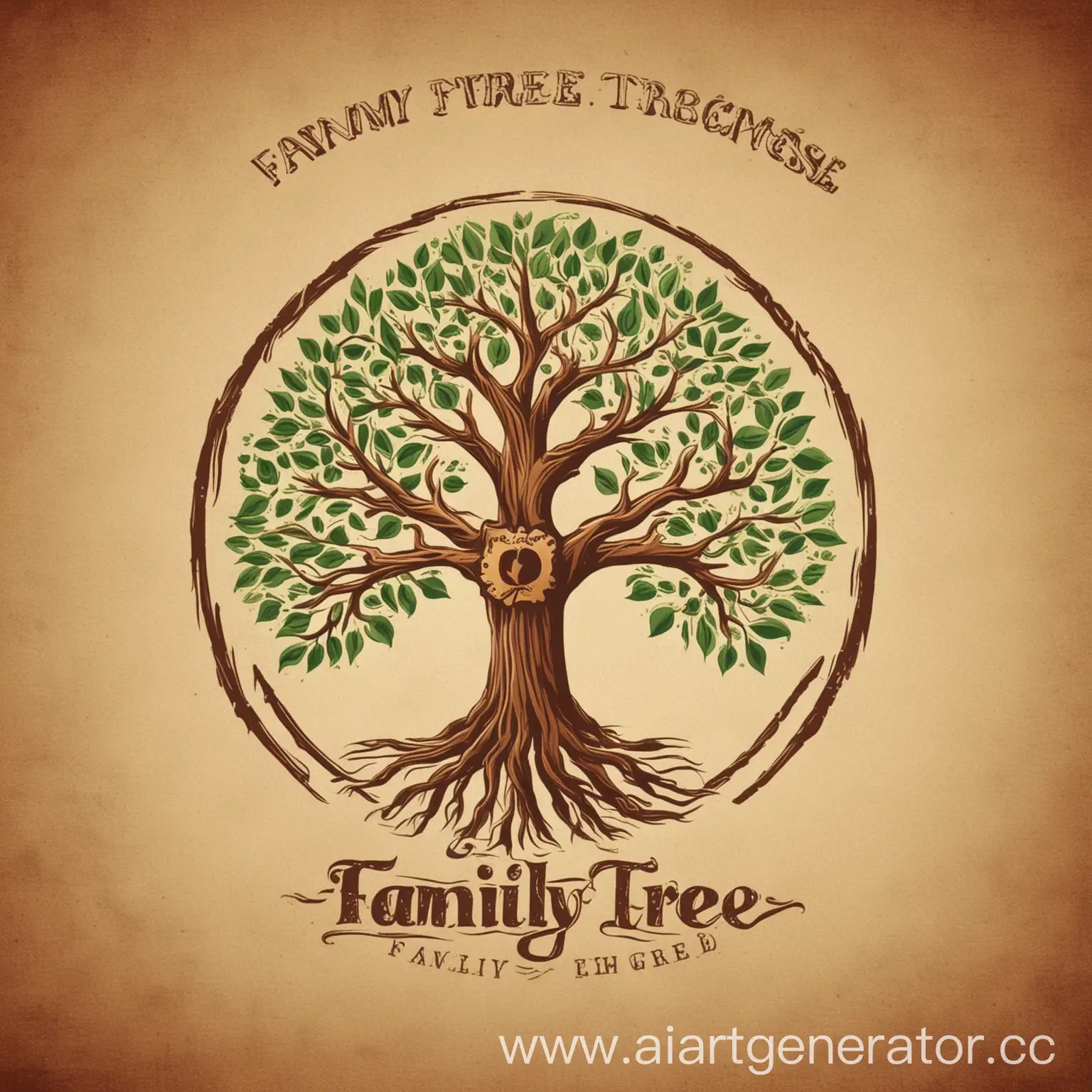 создай логотип для сайта семейное древо
