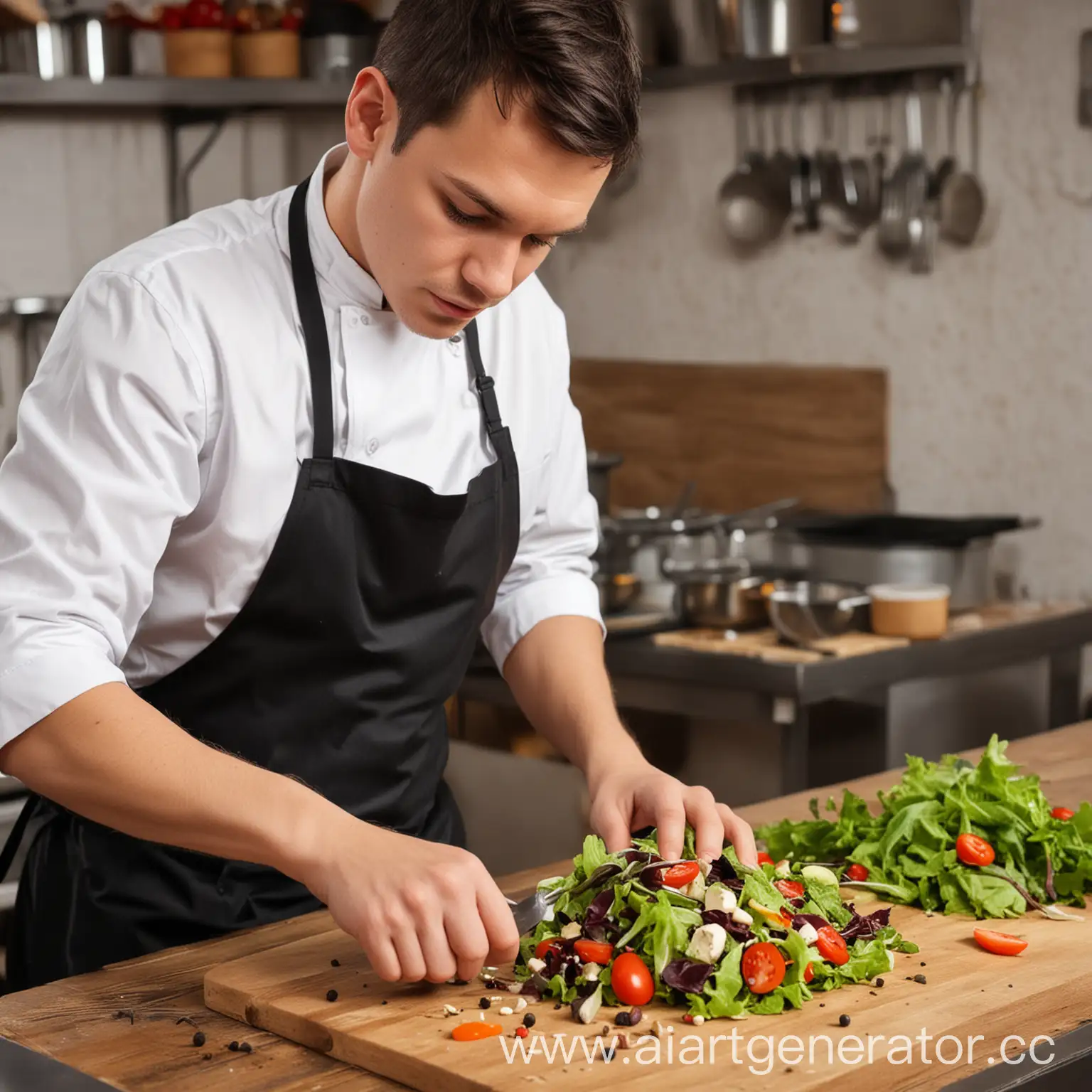 Professional-Chef-Preparing-Fresh-Garden-Salad
