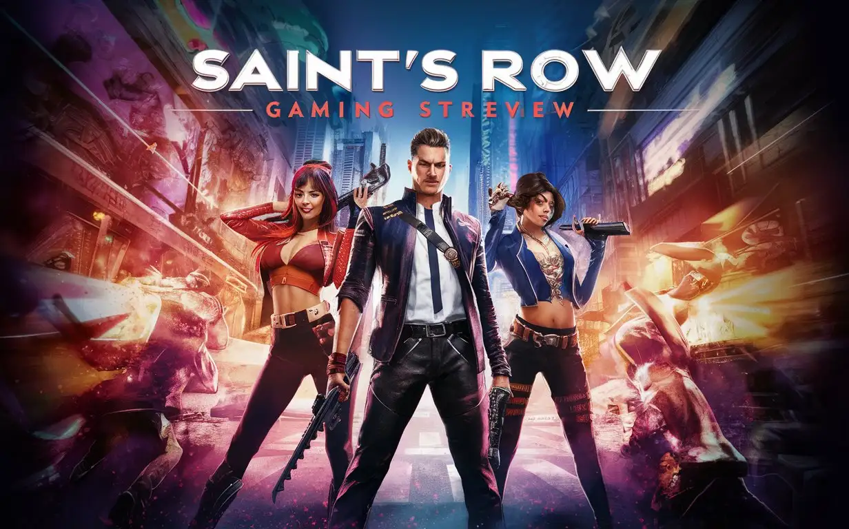 Attractive preview for a stream of the game Saint's Row 2