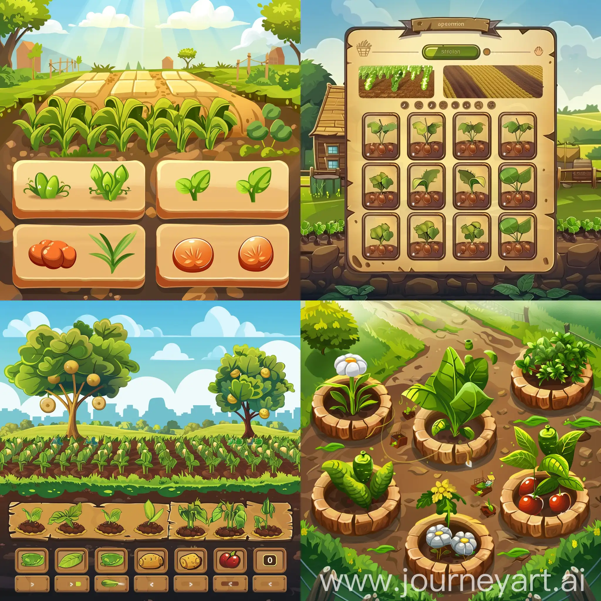 Vector-Style-Mobile-Game-Interface-Agronomy-Clicker-Theme