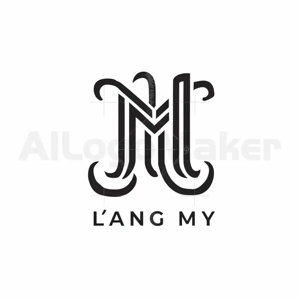 LOGO-Design-For-Lng-My-Beauty-Spa-Minimalistic-LM-Symbol-on-Clear-Background