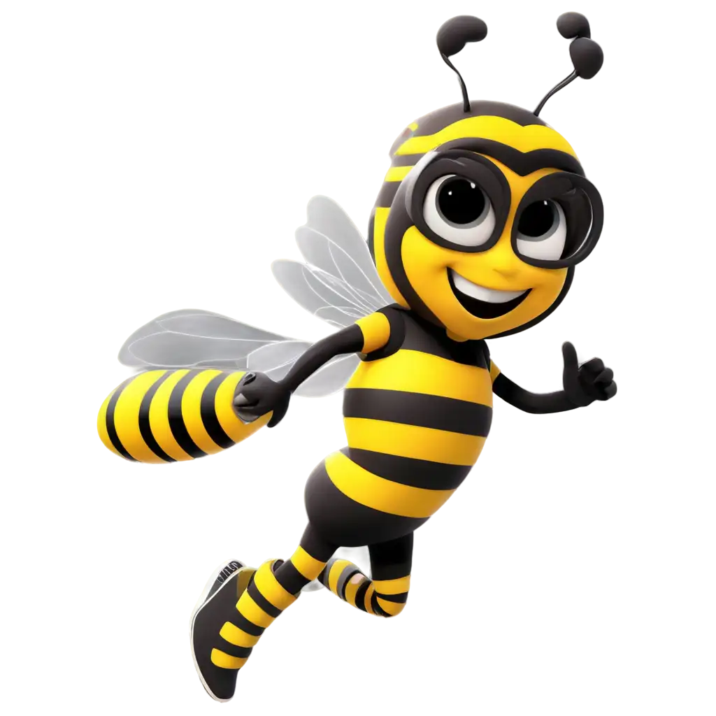 a sporty bee