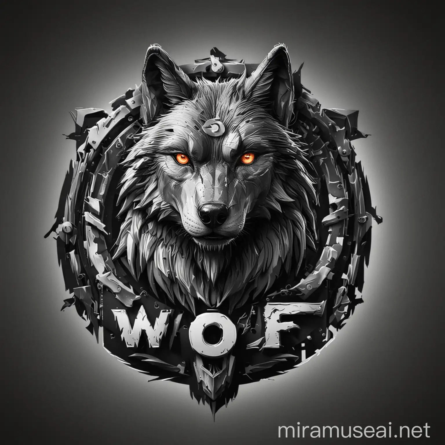 Wolf and logo programmer