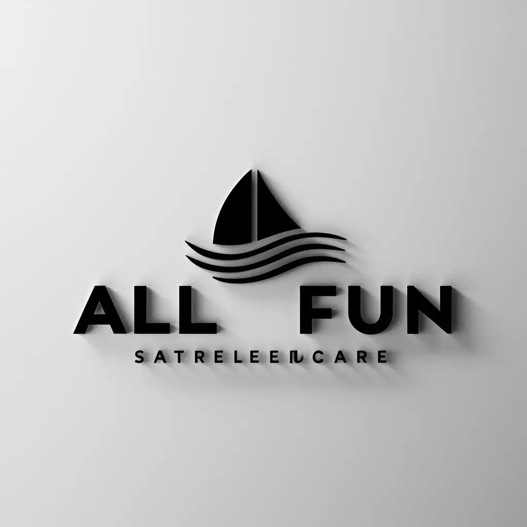 LOGO-Design-For-All-Fun-Minimalistic-Sailboat-on-Clear-Background