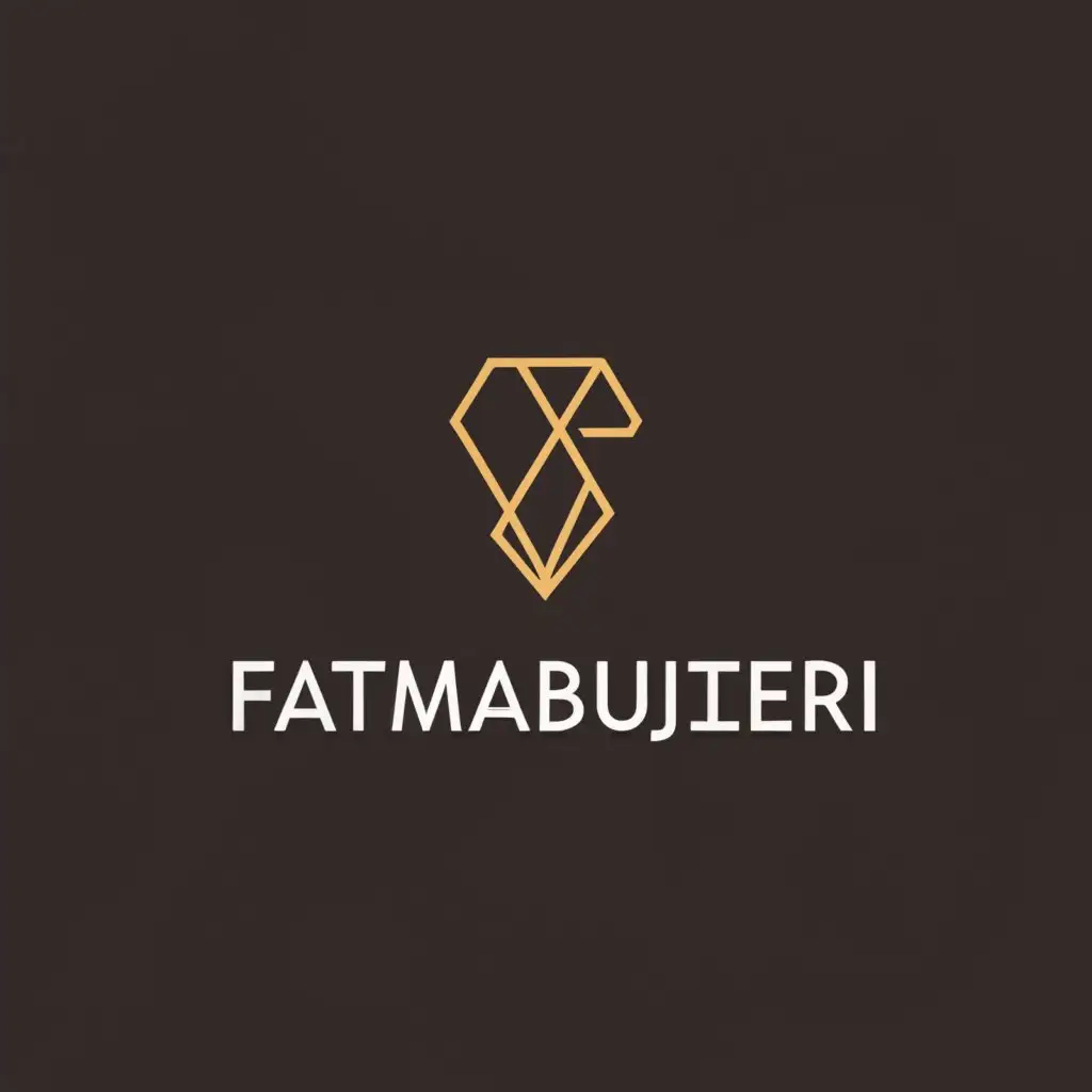 a logo design,with the text "Fatmasbujiteri", main symbol:Jewelry,Minimalistic,clear background