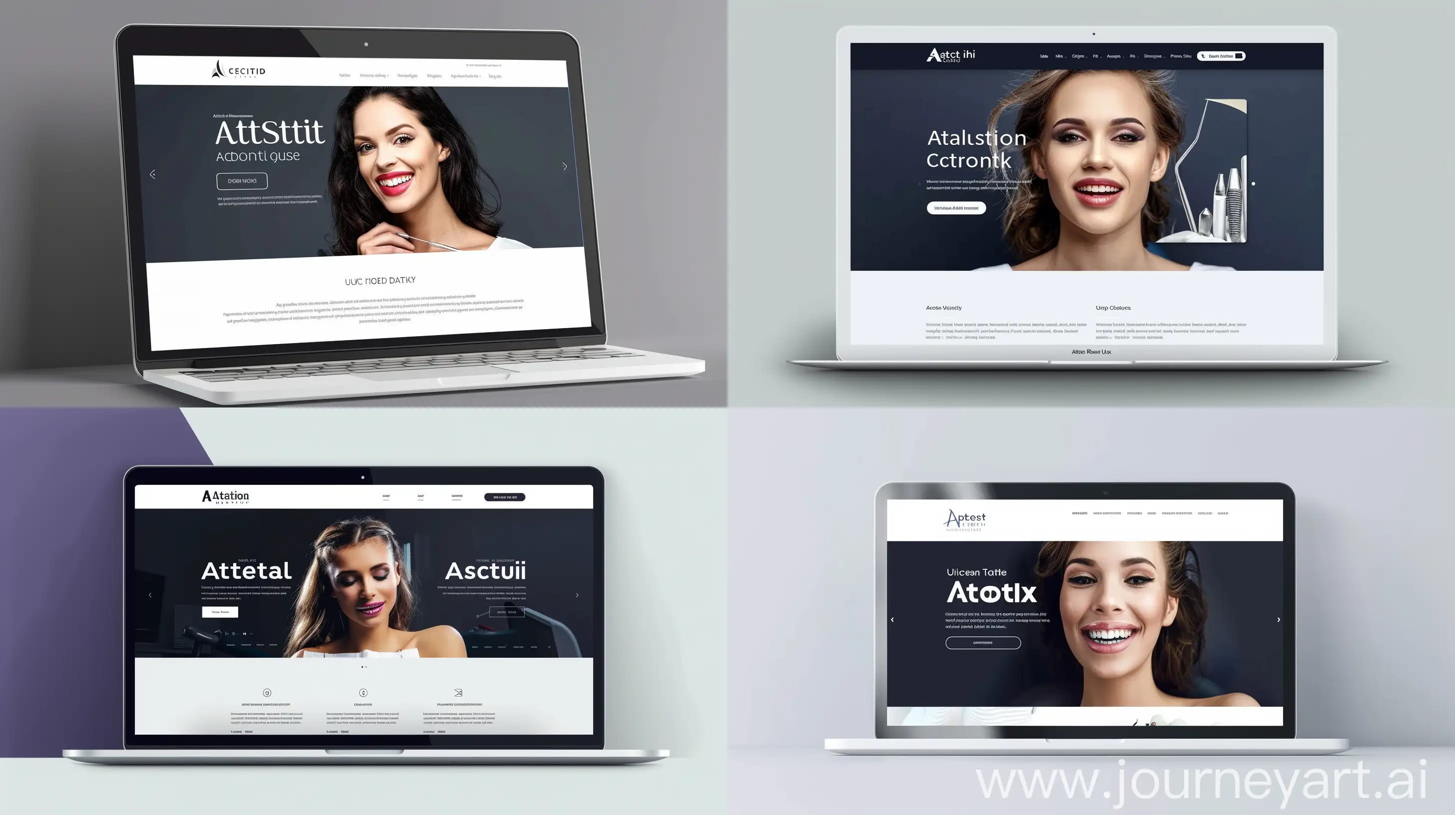 Atlanta-Dental-Clinic-Website-Professional-UIUX-Landing-Page-in-White-and-Dark-Colors