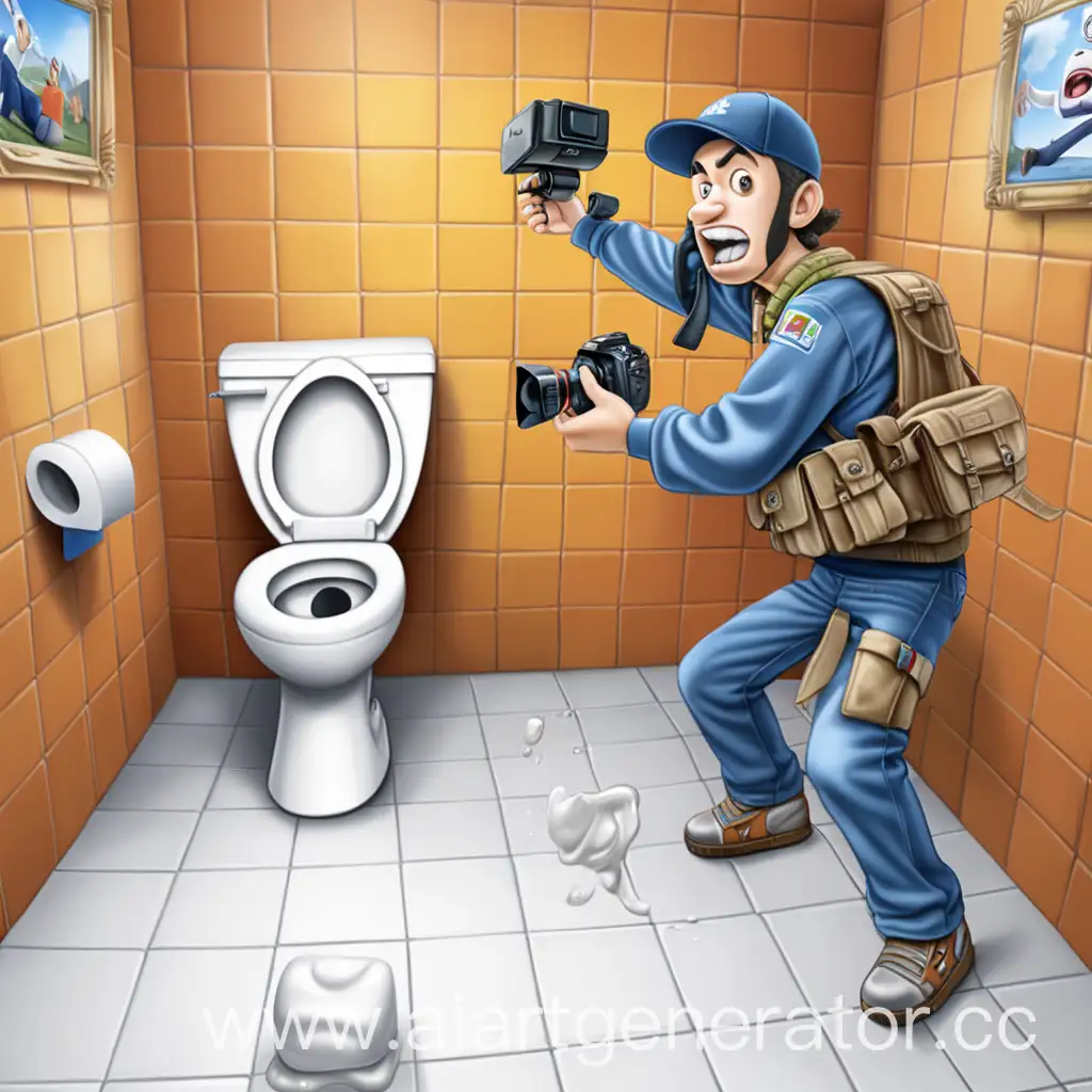Skibidi-Toilet-and-Cameraman-Clash-ActionPacked-Video-Cover-Art