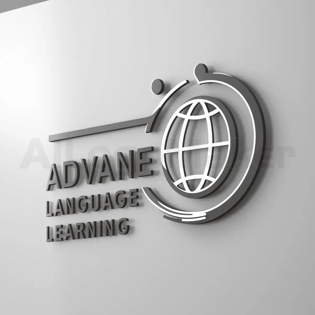 a logo design,with the text "Advance language learning", main symbol:people,Moderate,clear background