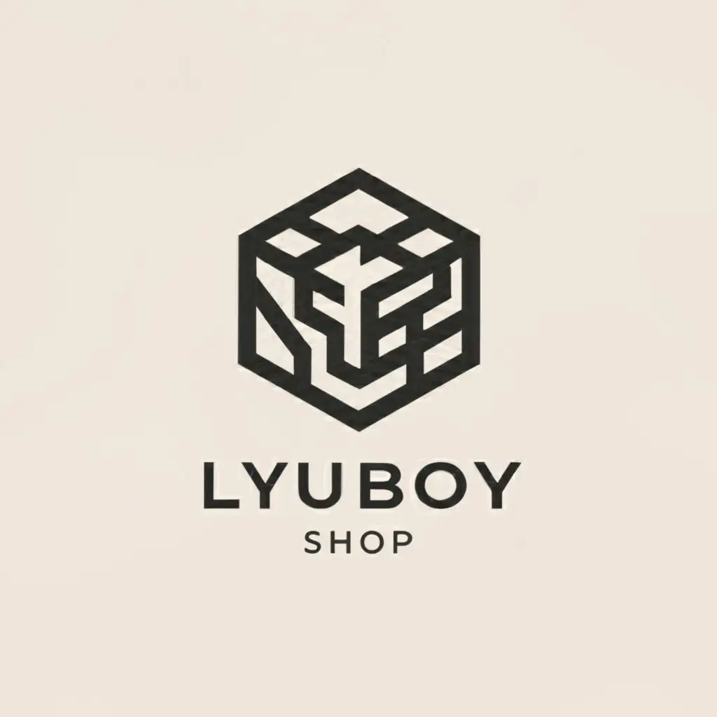 a logo design,with the text "lyuboy.shop", main symbol:house,Сложный,be used in Travel industry,clear background