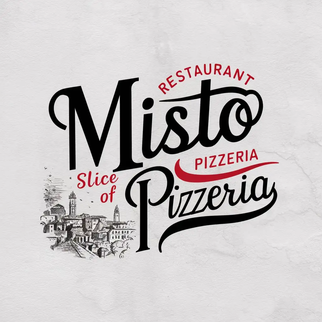 Misto Pizzeria Slice of Italy Restaurant Logo