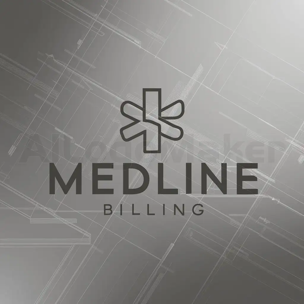 a logo design,with the text 'Medline Billing', main symbol: Medical Billing,complex,plain background