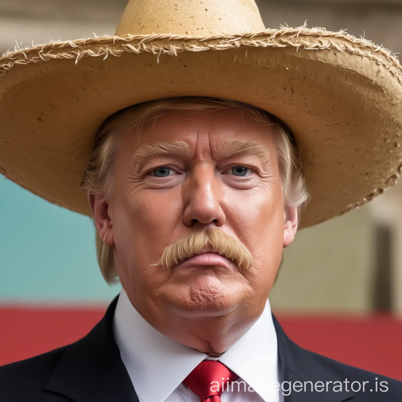 Politician-Wearing-Sombrero-and-Sporting-a-Mustache