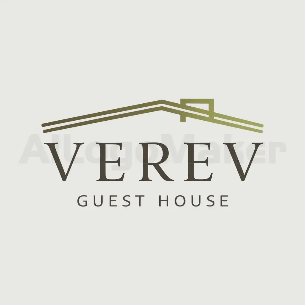 LOGO-Design-For-Verev-Guest-House-Elegant-House-Symbol-with-Clear-Background