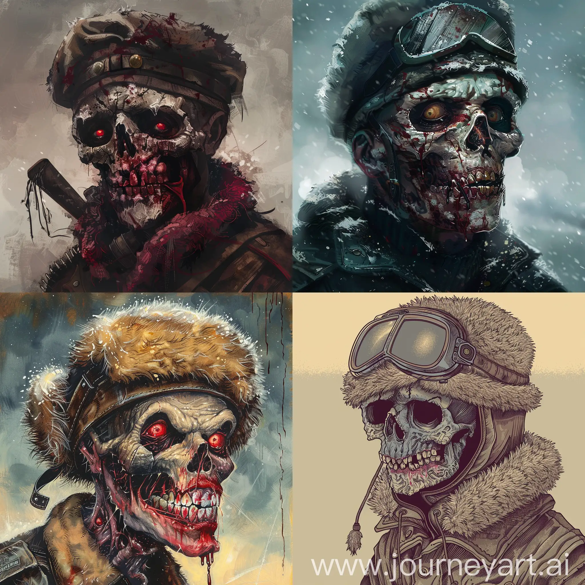 Zombie-with-Ushanka-and-Mask