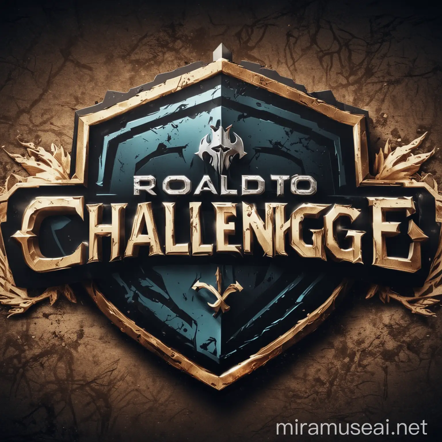 logo esport , text''Road to Challenger''