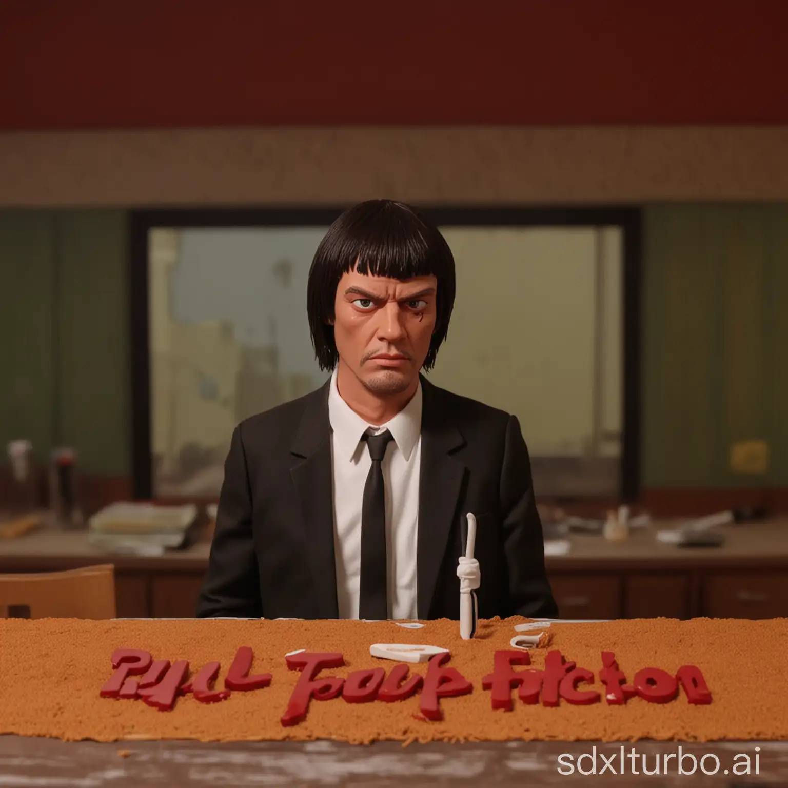Pulp Fiction stop motion animation