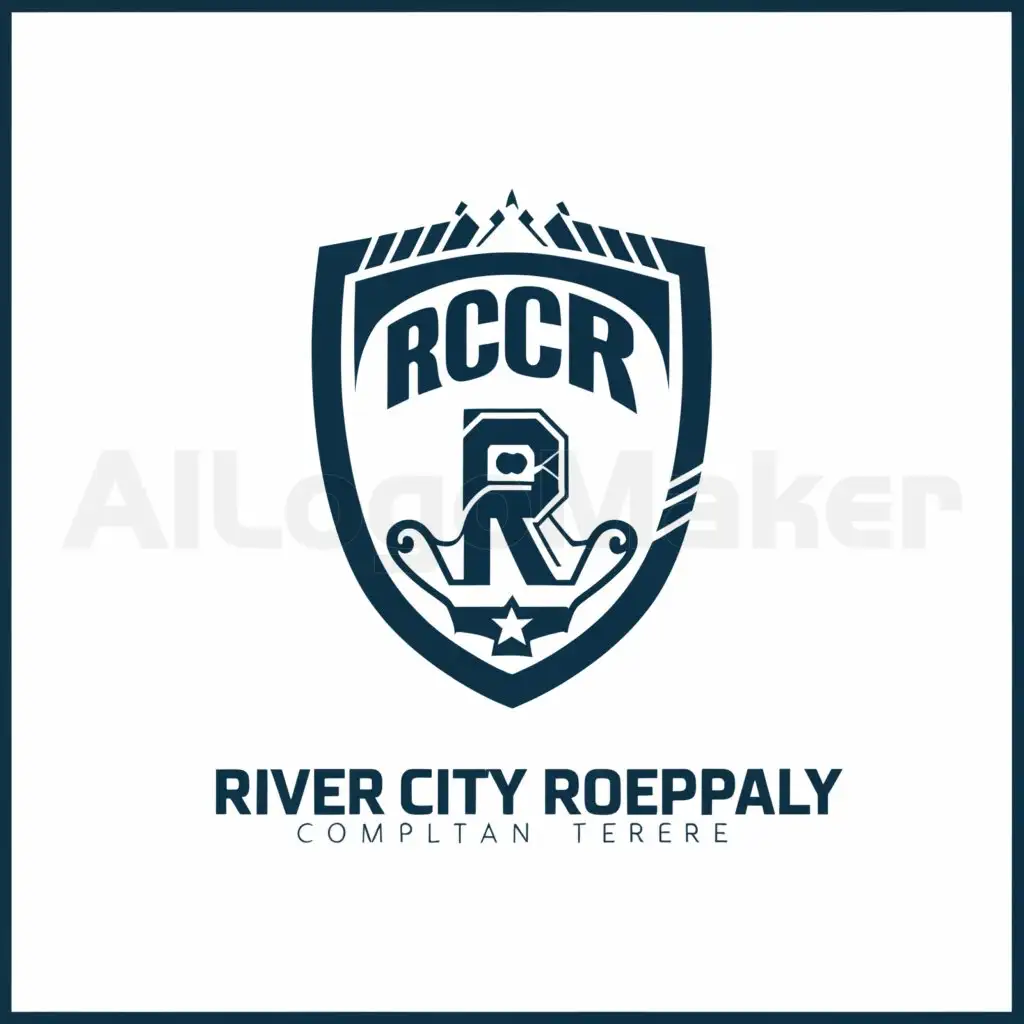 a logo design,with the text "River city roleplay", main symbol:Police Dept,Moderate,clear background