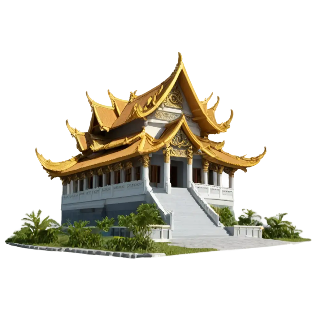 Animation-Temple-Muara-Takus-Riau-Enhancing-Online-Presence-with-HighQuality-PNG-Image