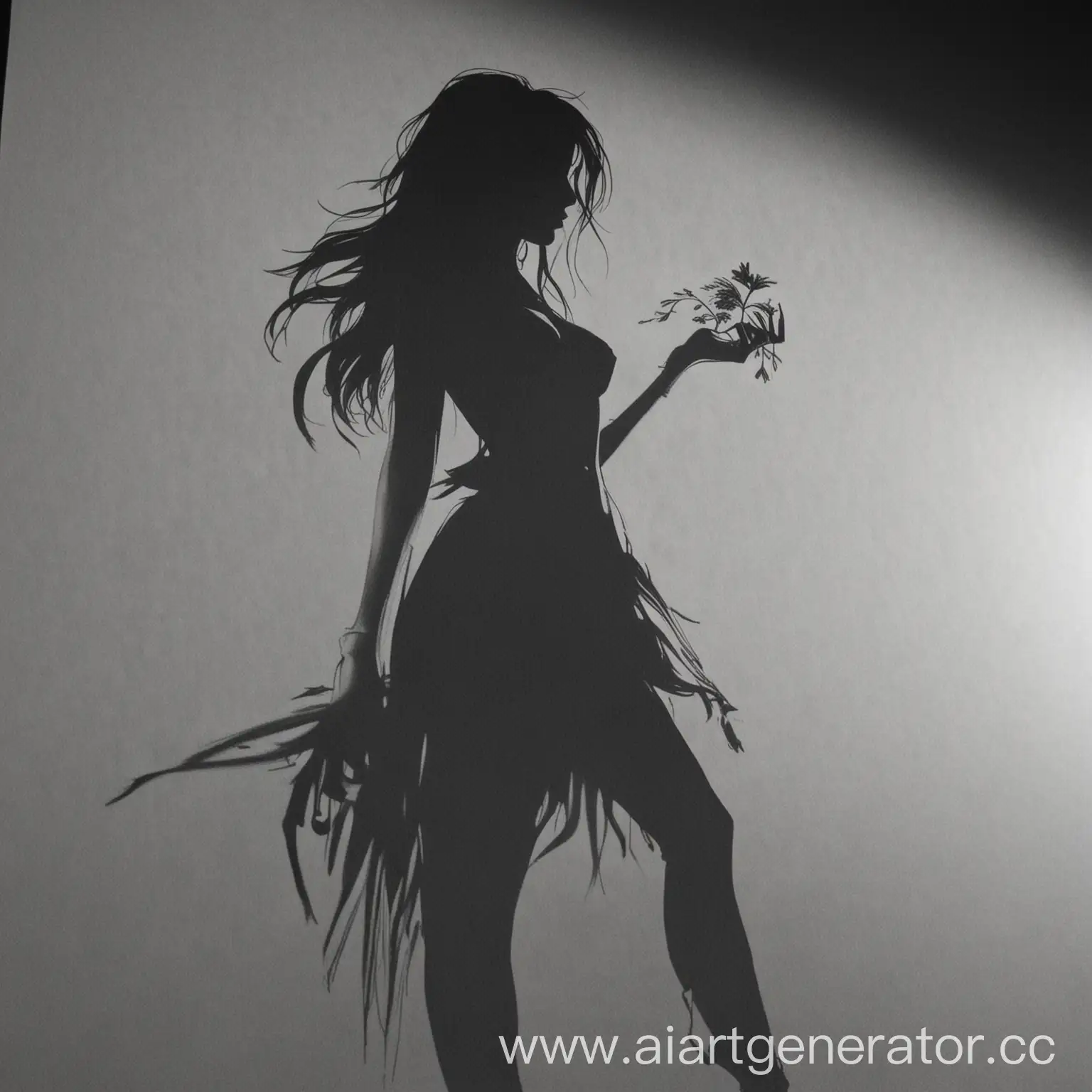 Mysterious-Shadow-Drawn-Artwork-Abstract-Silhouette-Creation