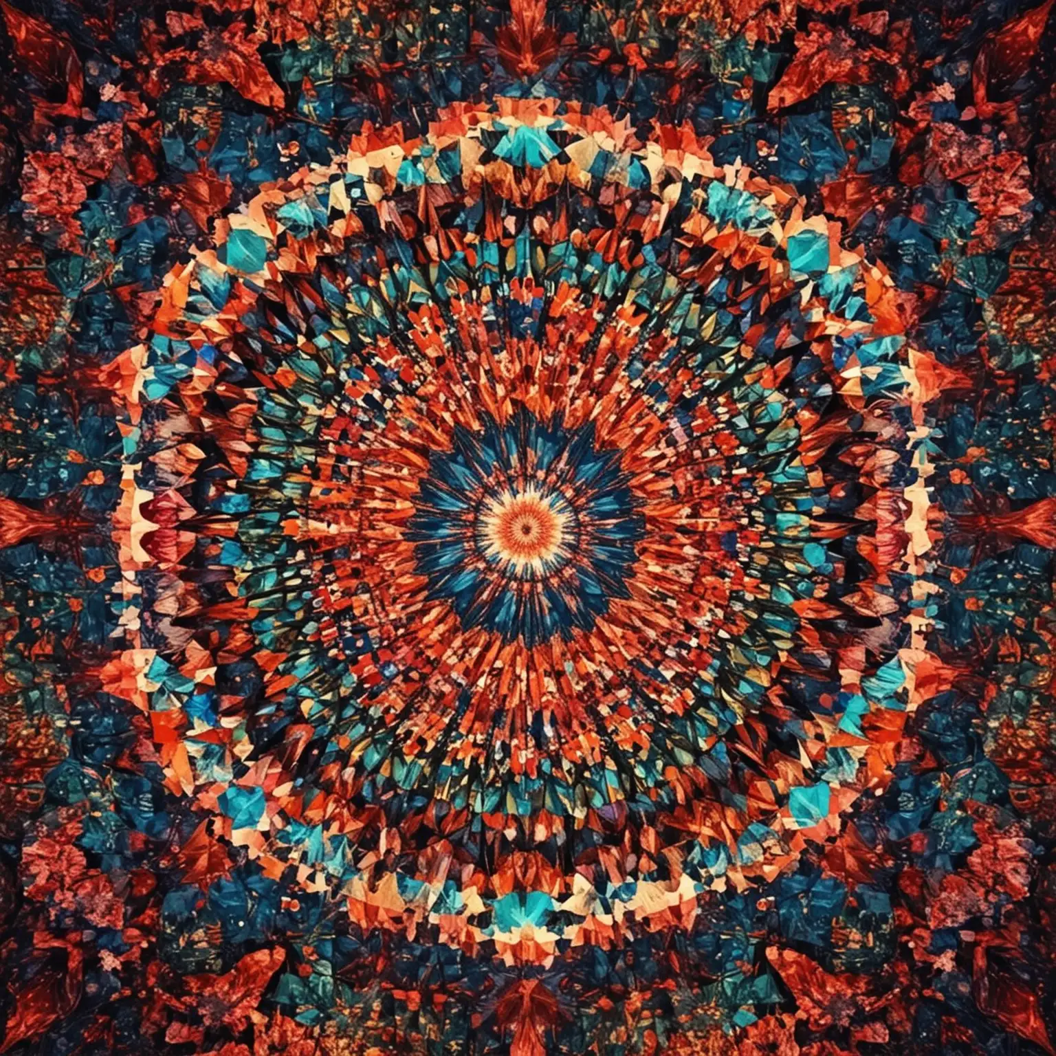 Vibrant Kaleidoscope Art Transforming Chaos into Beauty
