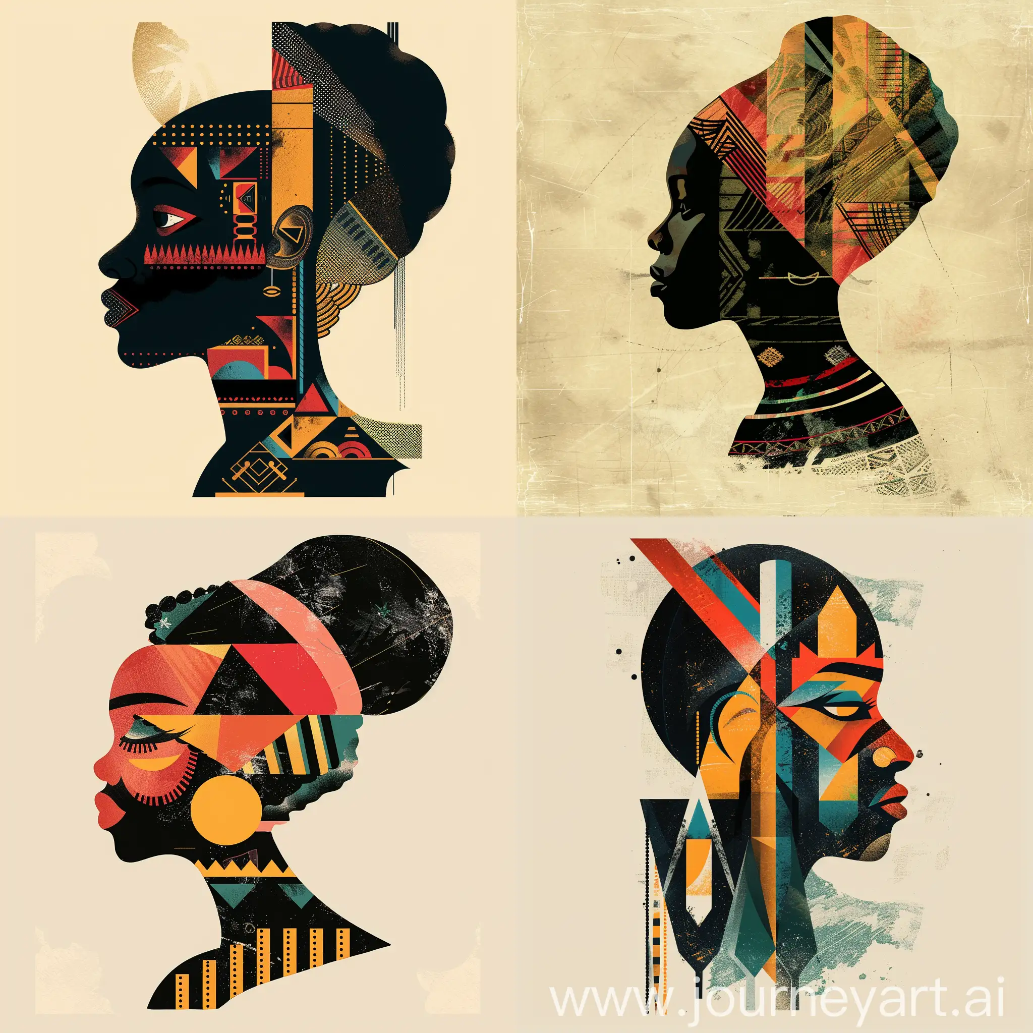 African-Woman-Tribal-Logo-Portrait-Aesthetics-and-Cultural-Hybridity-by-Keith-Negley